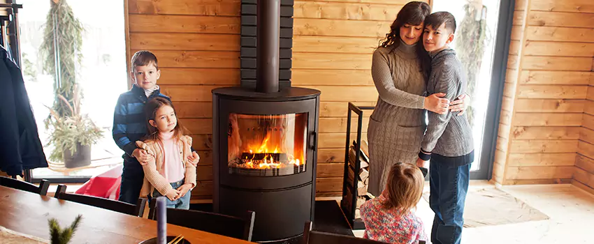 Morso Cast Iron Fireplace Insert Installation in York, Ontario