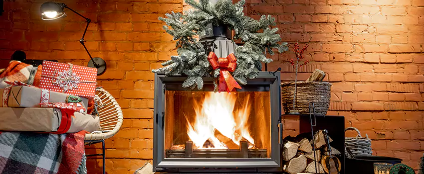 Travis Industries Linear Gas Fireplace Installation in York, Ontario