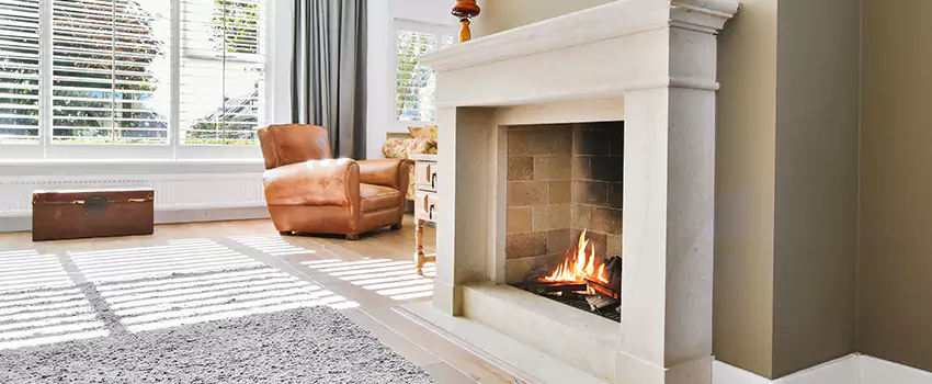 Vintage Fireplace Refacing in York, Ontario