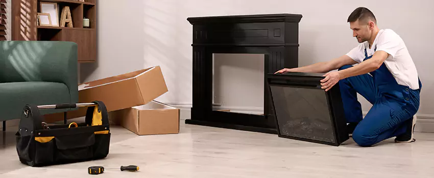 Old Rusted Metal Fireplace Repair And Replacement in York, ON
